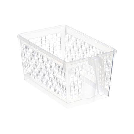 Small Handled Storage Basket Clear