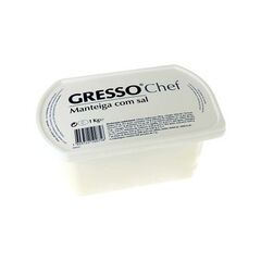 Manteiga Sem Sal - Gresso Chef  1Kg