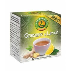 Chá Infusão Gengibre e Limão Cem Porcento 13g