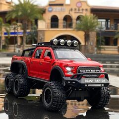CARRO DE BRINQUEDO FORD RAPTOR - VERMELHO
