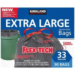 Sacos de Lixo- Flex - Extra Large 124L