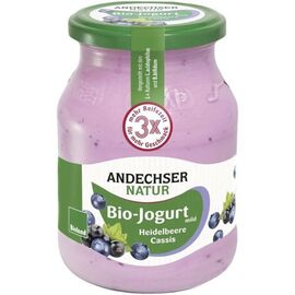 Iogurte Biologico Andechser - Mirtilo-Cassis 500g