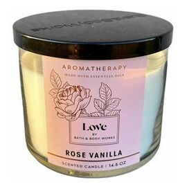 Vela Bath & Body Works® Aromatherapy Rose Vanilla