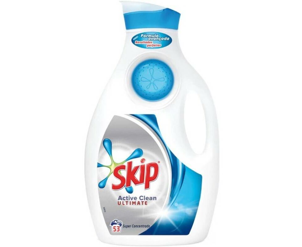 Detergente para roupa Skip Concentrado Active Clean Ultimate 53D